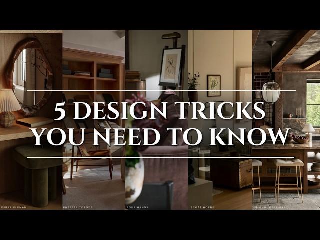 The 5 Pro Design Tricks NOBODY Talks About (but are easy to do)