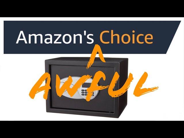 [859] Picked in 3 Seconds: AmazonBasics Security Safe