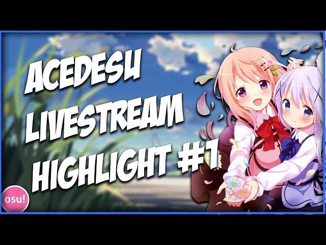 Osu! Stream Highlight #1 Anonymous Attack!! - AceDesu