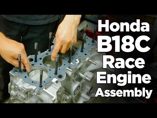 How We Assemble a Honda B18C Race Engine at MotoIQ