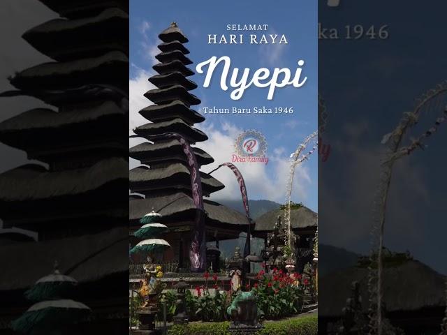 Selamat Hari Raya Nyepi, 11 Maret 2024 #nyepi #nyepi2024 #pure #harirayanyepi #hindu