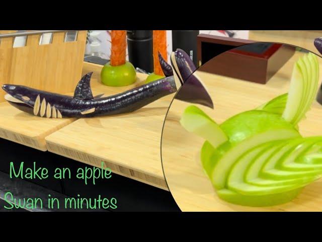 Create an impressive Apple Swan in 3 minutes