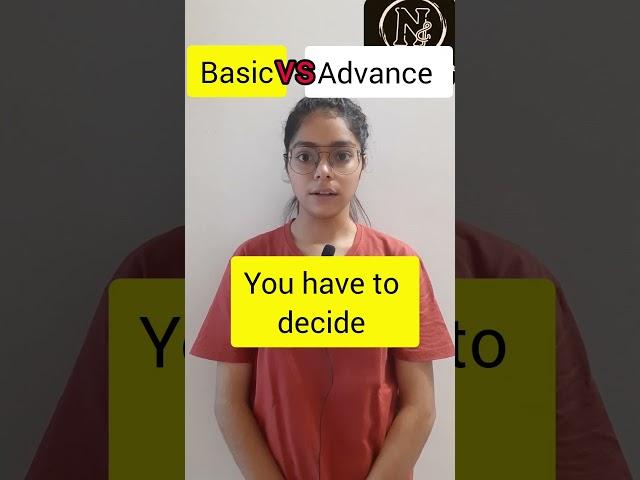 Basic vs Advance english. #learningenglish #studygram #speakfluent #learnsomethingnew#onlineclasses