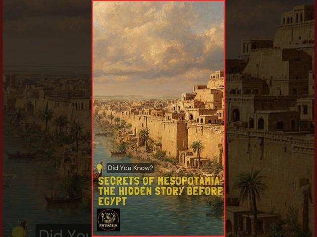The Hidden Story of Mesopotamia & Egypt — Secrets of Mesopotamia #didyouknow #hiddenhistory