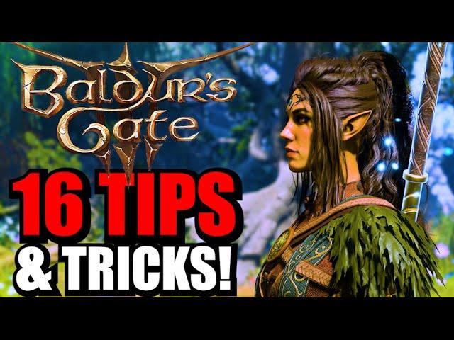 Baldur's Gate 3 - The BEST Tips & Tricks for Beginners! Giveaway, Character Build, Combat + More!