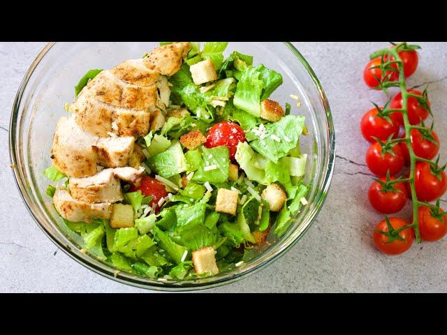 Chicken Caesar Salad Recipe Easy | Easy Chicken Salad recipe For Weight loss