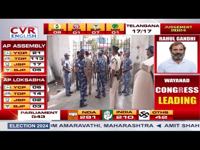 Over 20,000 security personnel to guard 4,290 booths in 2 city seats| CVR ENGLISH