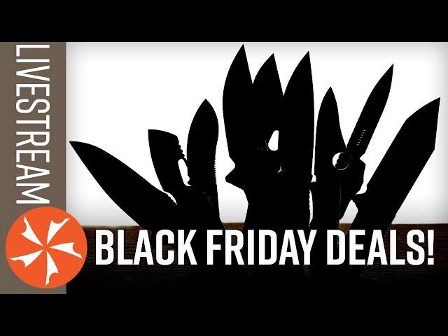 Black Friday Deals - Live at KnifeCenter!