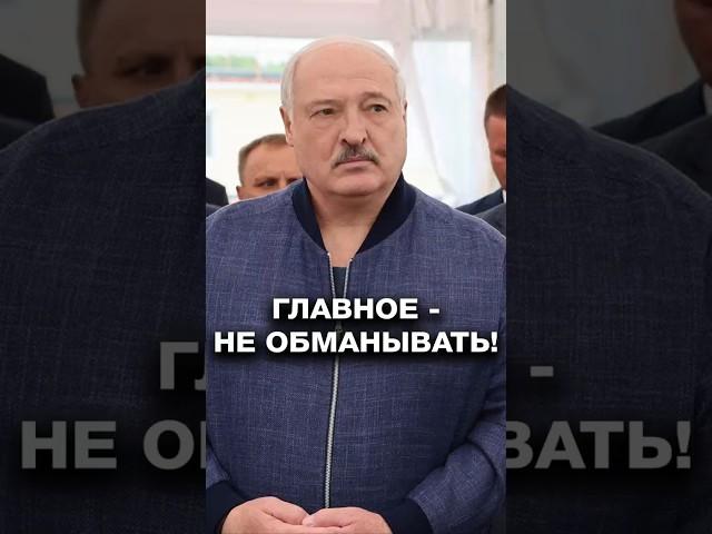 Лукашенко: Политика дала сегодня эффект! Главное – не обманывать! #shorts