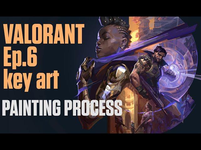 VALORANT Ep.6 Key art painting process