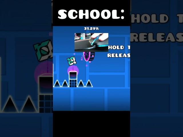 School be like:  #geometrydash #likeifyoureadthis