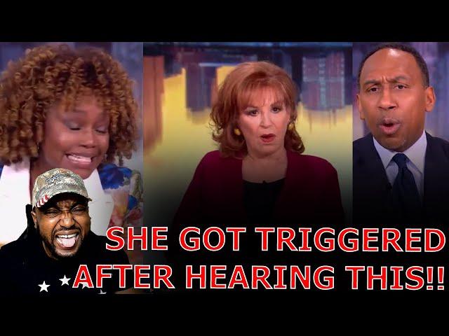 Karine Jean Pierre TRIGGERED After Stephen A DISMANTLES Joy Behar Denying TRUMP Election Win MANDATE