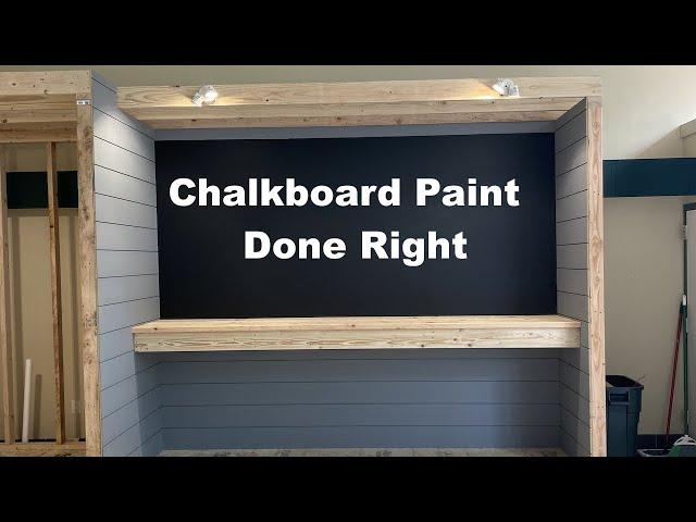 Chalkboard Paint. How to Apply Rust-Oleum Chalkboard Paint. DIY chalkboard wall.