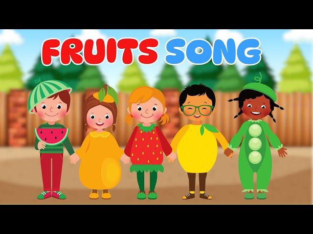 The Fruits Song | Learn Fruits Nursery Rhymes | Baby Songs | Kids Rhymes For Children | Wonder Kids