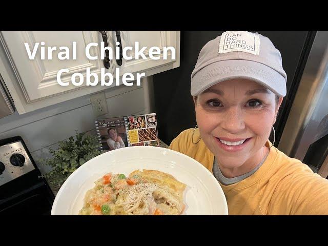 Making the viral chicken cobbler from Your Barefoot Neighbor | Easiest comfort food dinner to make