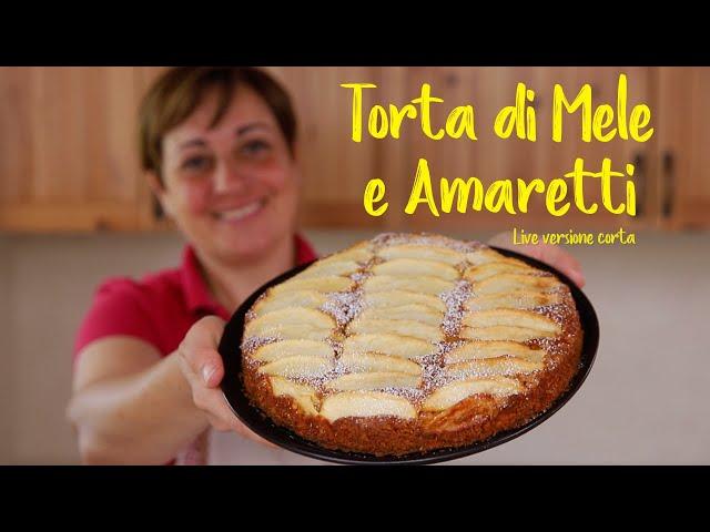 ANCIENT APPLE AND AMARETTI PIE Easy Recipe - Live Video Short Version