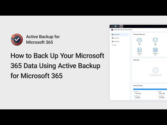 How to Back Up Your Microsoft 365 Data Using Active Backup for Microsoft 365 | Synology