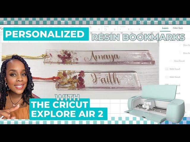 RESIN BOOKMARK PERSONALISED WITH CRICUT Crafting with Shaneda