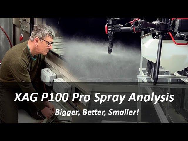XAG P100 Pro Droplet Size Measurement