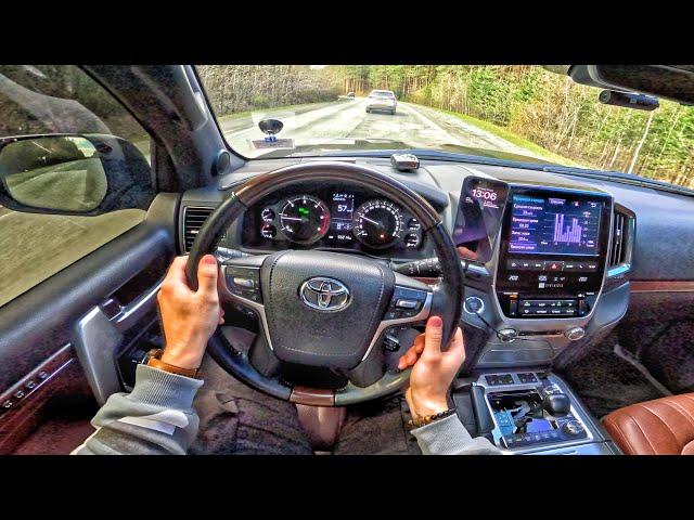 2020 Toyota Land Cruiser 200 4.5 AT - POV TEST DRIVE