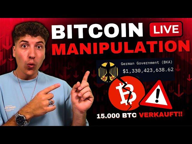  BITCOIN LIVE | Krypto Manipulation! Deutschland verkauft 15.000 BTC!