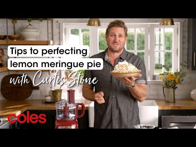 Tips to perfecting lemon meringue pie | Cooking with Curtis Stone | Coles