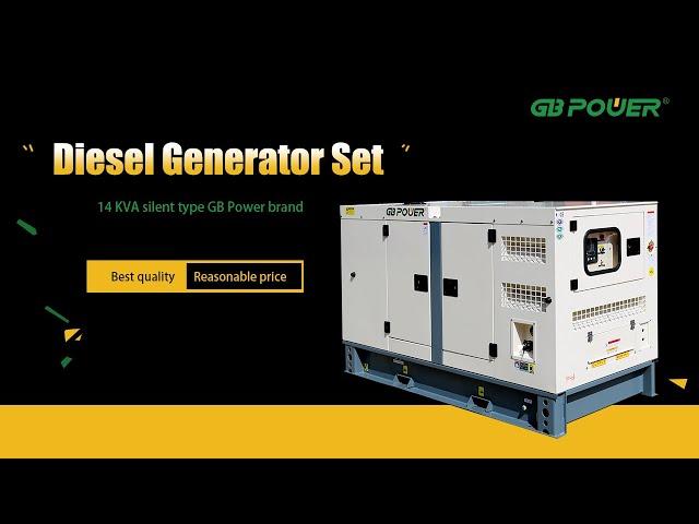 [GB POWER] | Product Intructions | Silent Type Diesel Generator Set | GB POWER engine and alternator