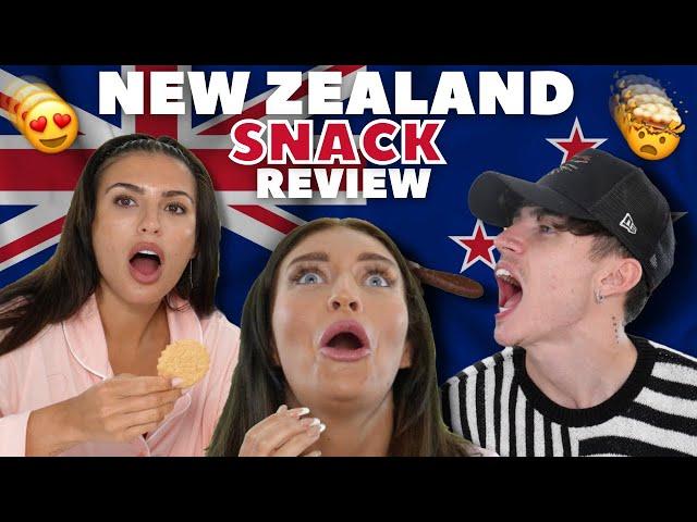 EATING POPULAR NEW ZEALAND SNACKS