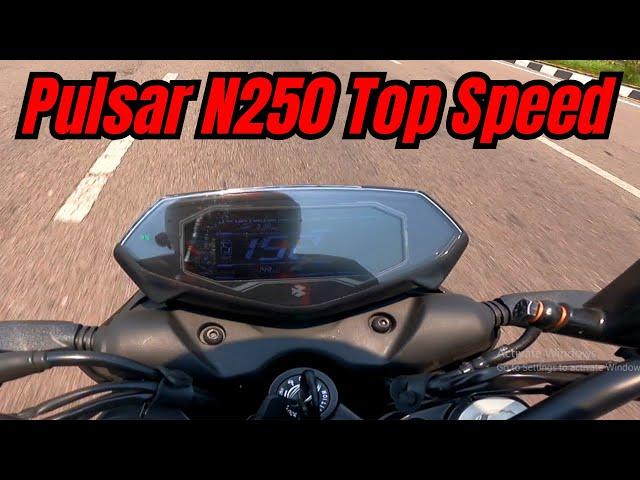 2024 Pulsar N250 Top Speed Test