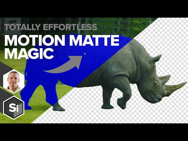 One-Click Animated Mattes with Mask ML [Boris FX Silhouette]