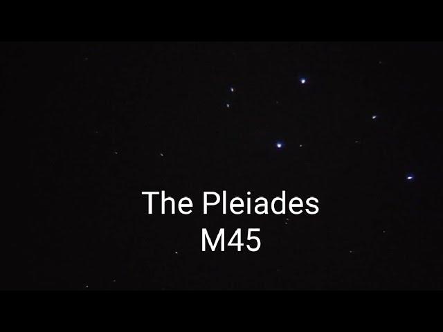 The Pleiades (M45) - British Astronomical Association Messier challenge