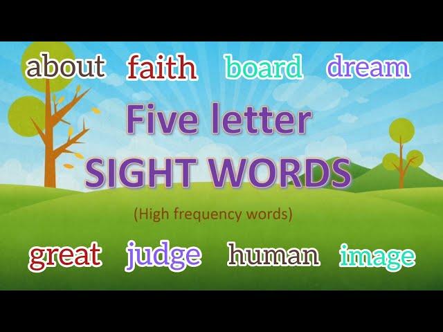 Learn to read 38 Five letter words( A-J ) | #sightwords | Jay and Jezz