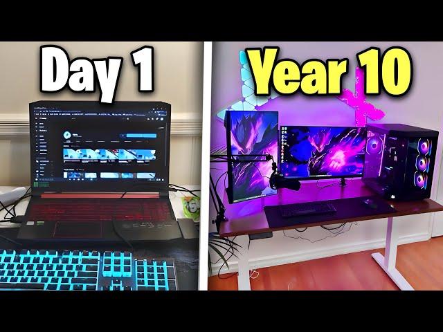 10 Year Gaming Setup Progression… ($200 - $10k)