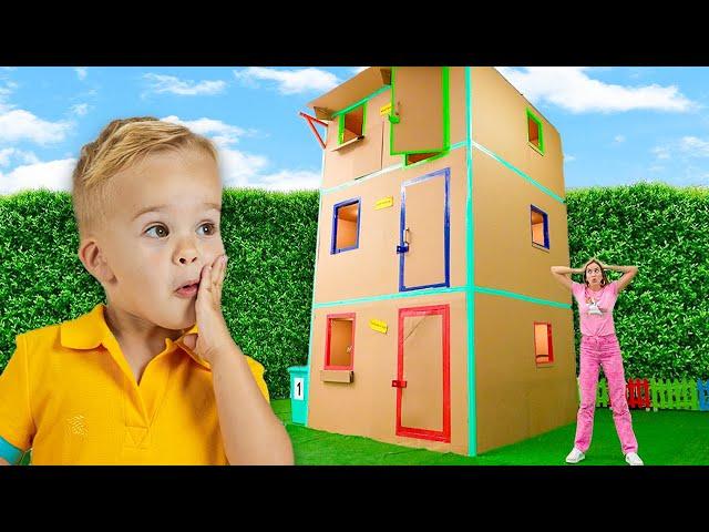 Wielki kartonowy dom – śmieszne przygody dla dzieci!