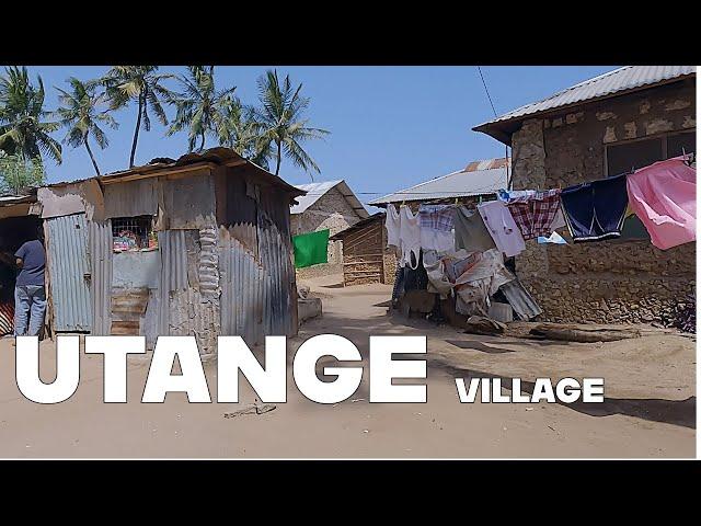 Utange Village, Mombasa County. Walking Tour | 4K UHD