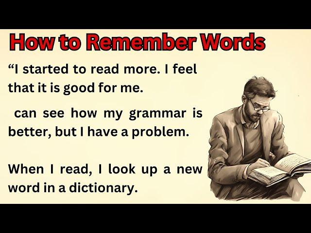 How to Remember Words || Improve Your English || How To Learn English || Graded Reader || Listen