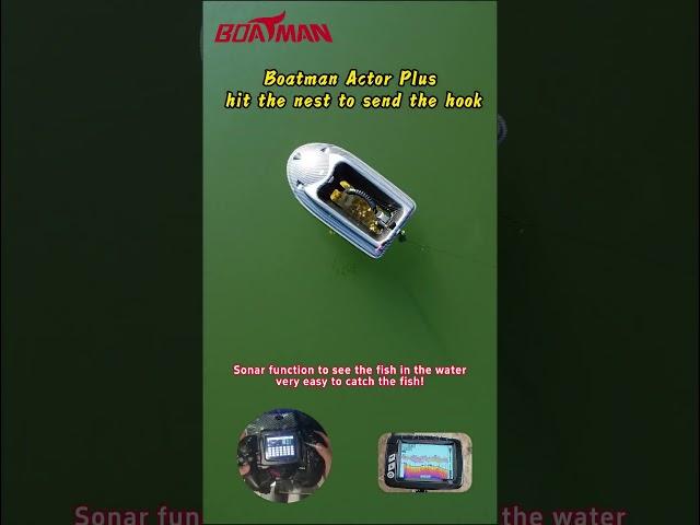 GPS, Color echo, and Enjoy your efficient fishing day.Actor plus IN ACTION. #boatman