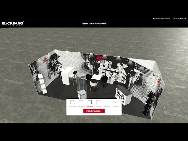 Messestand WebGL 3D Konfigurator
