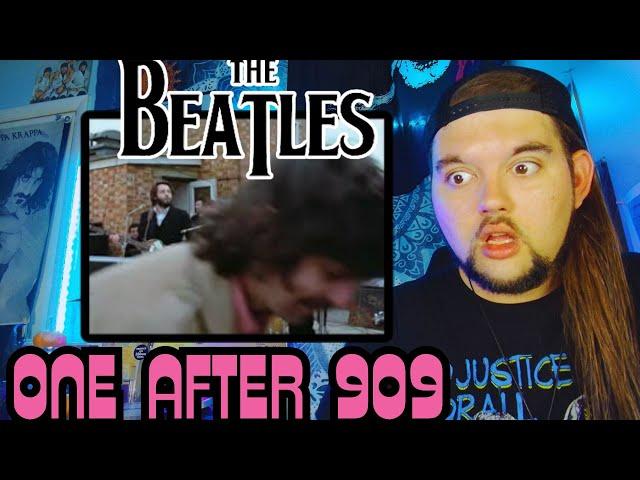 The Beatles THE ROOFTOP CONCERT "One After 909" (First Time Reaction)