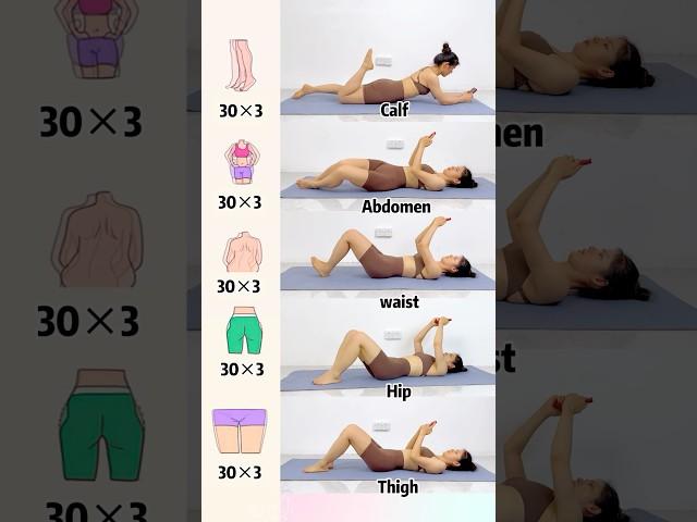 You can do this easy exercises while lying down in your bed! #easyworkouts #homefitness #fitnesstips