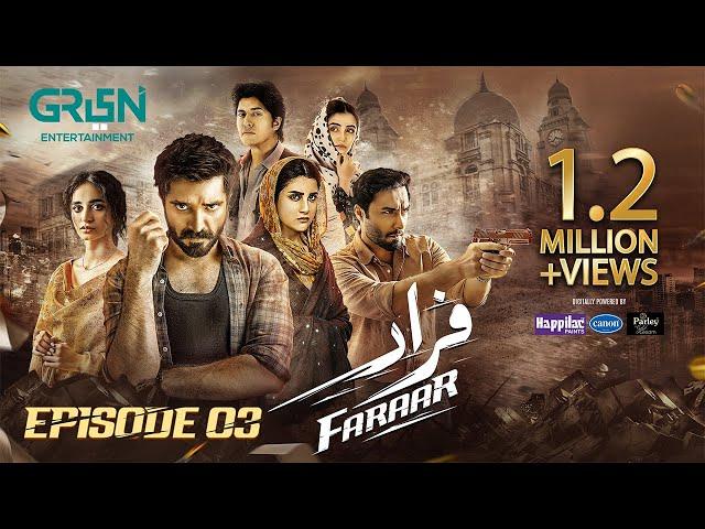 Faraar Episode 3 [CC] Hamza Ali Abbasi | Ahmed Ali Akbar | Sohai Ali Abro | 1st Dec 2024 | Green TV