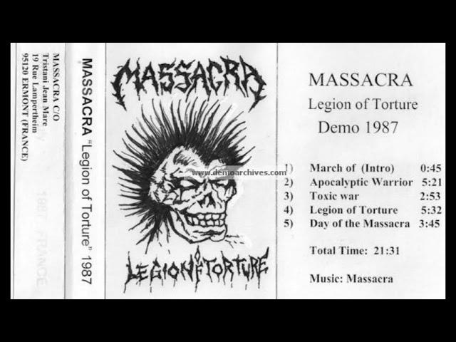 MASSACRA - Legion of Torture (France, 1987, ThrashDeath Metal)