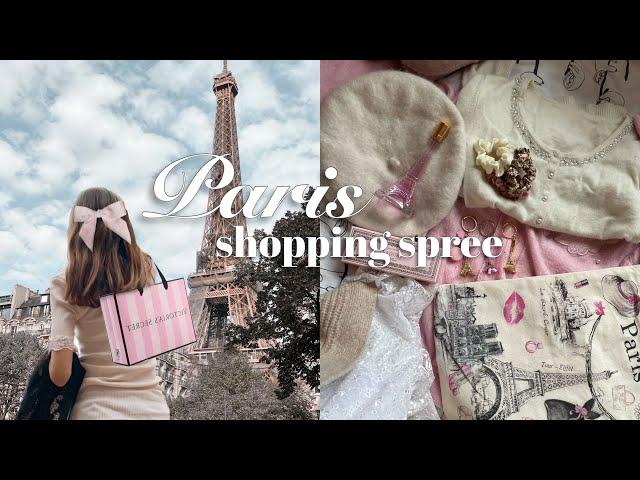 shopping spree in paris! + thrifting & haul