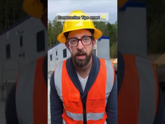 construction tips smart #adamrose #tips #smartwork #construction #ideas #funny #shorts #comedy #diy