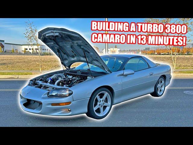 Building a Turbo 3800 V6 Camaro in 13 Minutes!