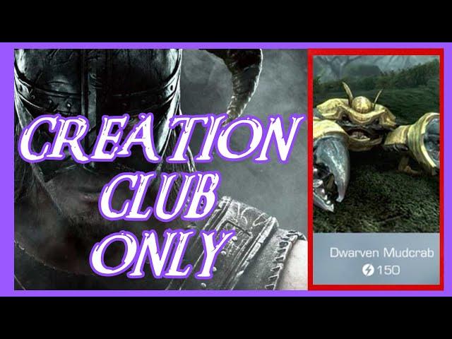 CAN YOU BEAT SKYRIM USING CREATION CLUB ITEMS ONLY?