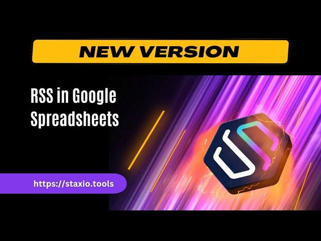 RSS in google spreadsheets ️New Update