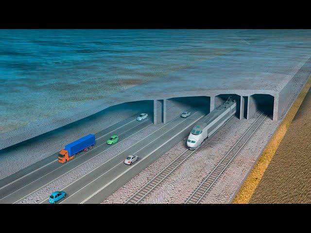 Unbelievable! The sea is full of water, how is the undersea tunnel built?