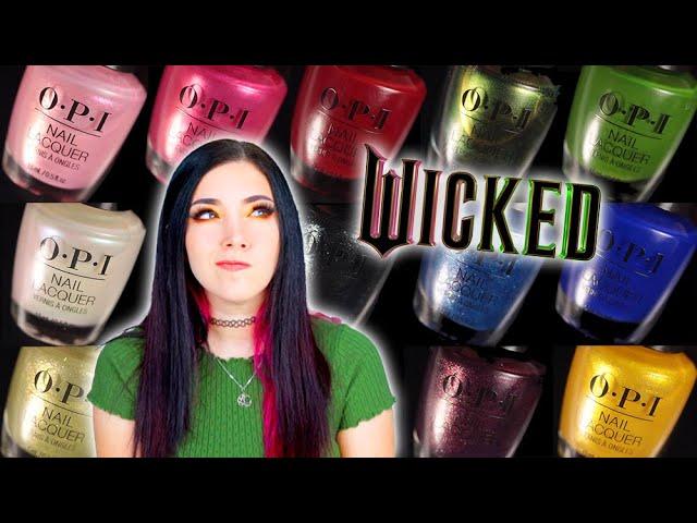 OPI x Wicked Nail Polish Collection Collab Swatch & Review || KELLI MARISSA