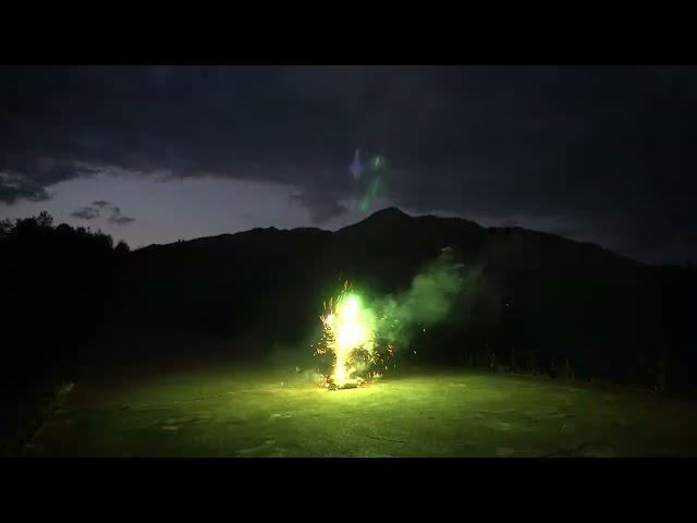 Pyroally Fireworks Fountain Red, Green Star Silver Glitter Supplier #fireworks